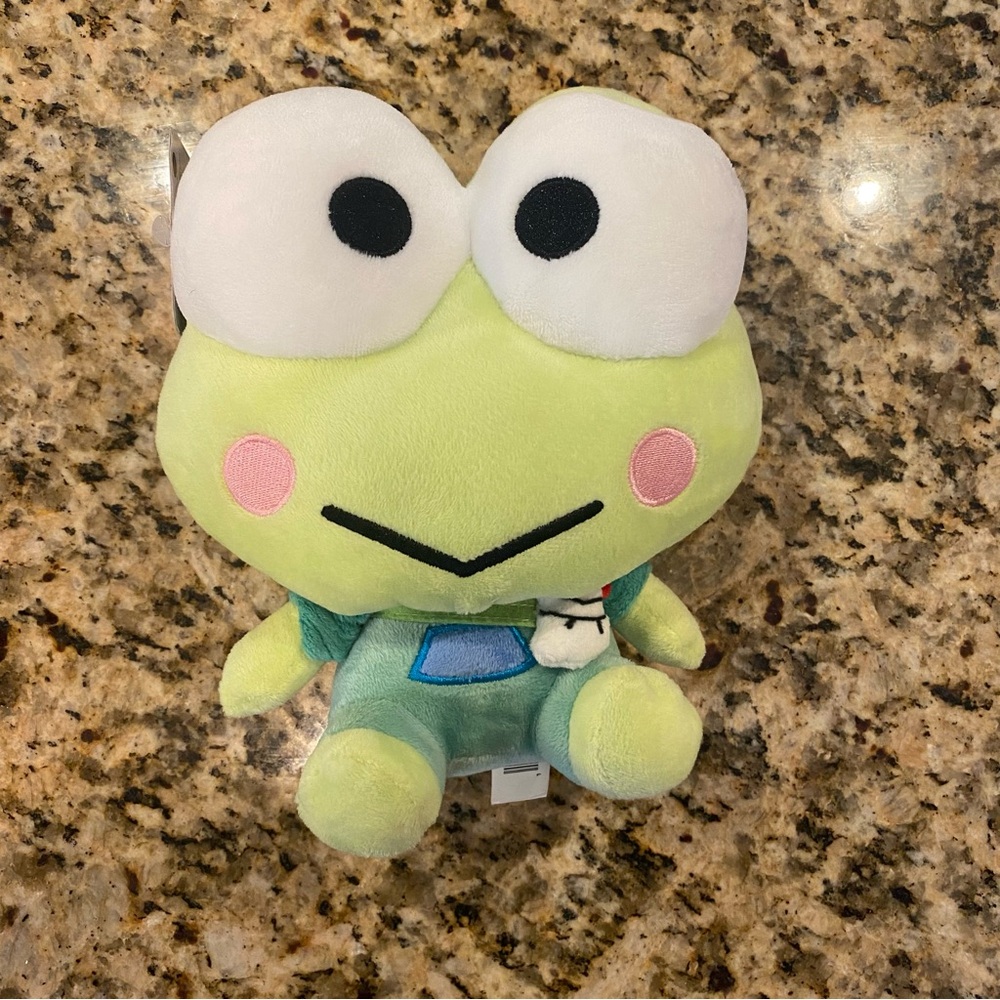 Jazwares Keroppi By Sanrio Hello Kitty & Friends Plush Stuffed Animal 8 In Frog